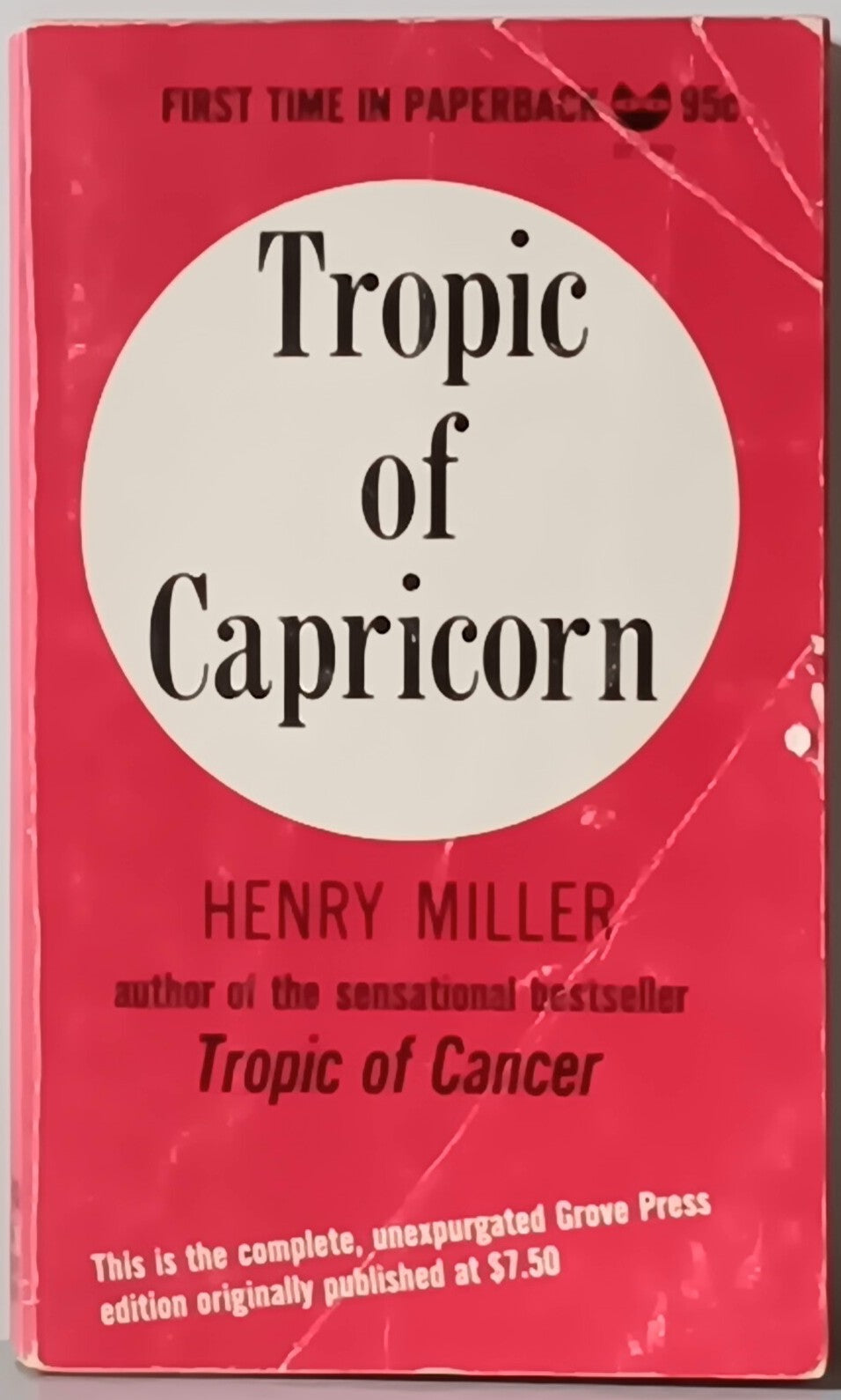 Henry Miller: Tropic of Capricorn (paperback)
