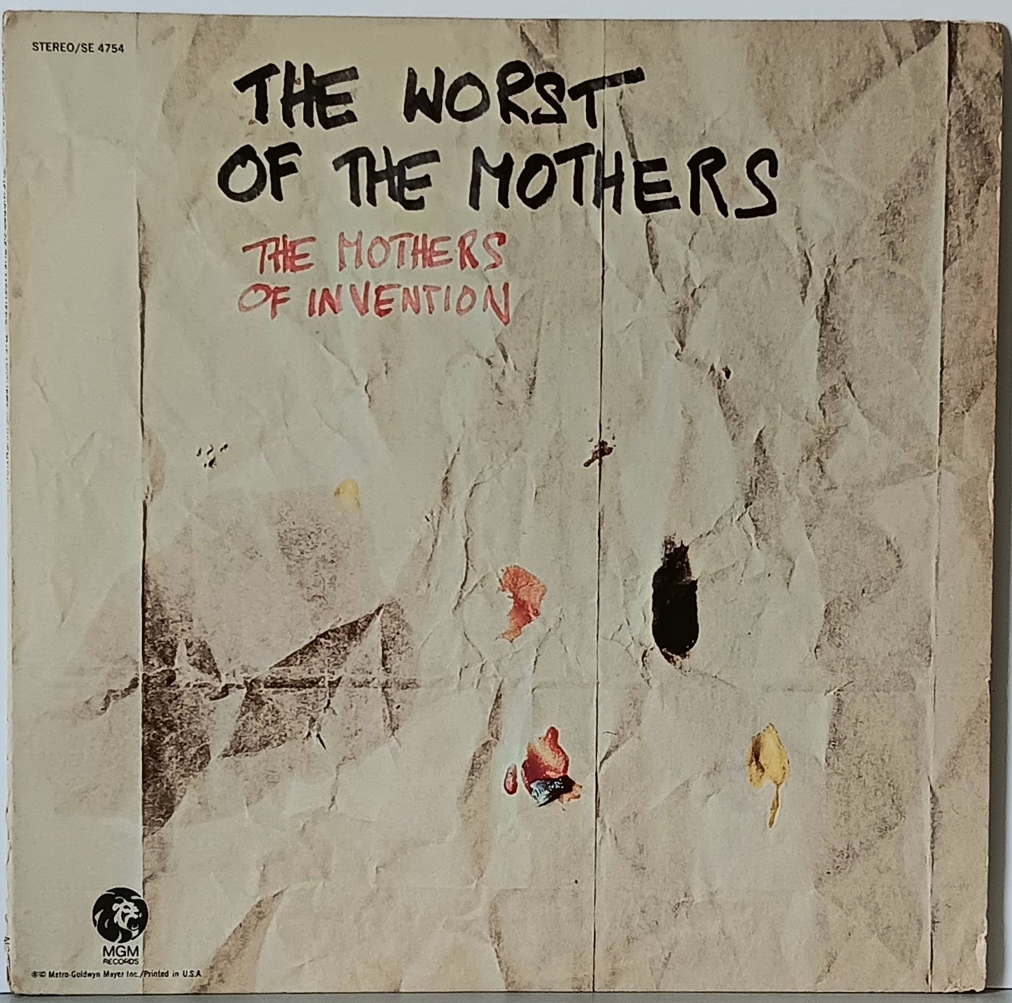 Zappa and the Mothers: The Worst of the Mothers (vinyl)