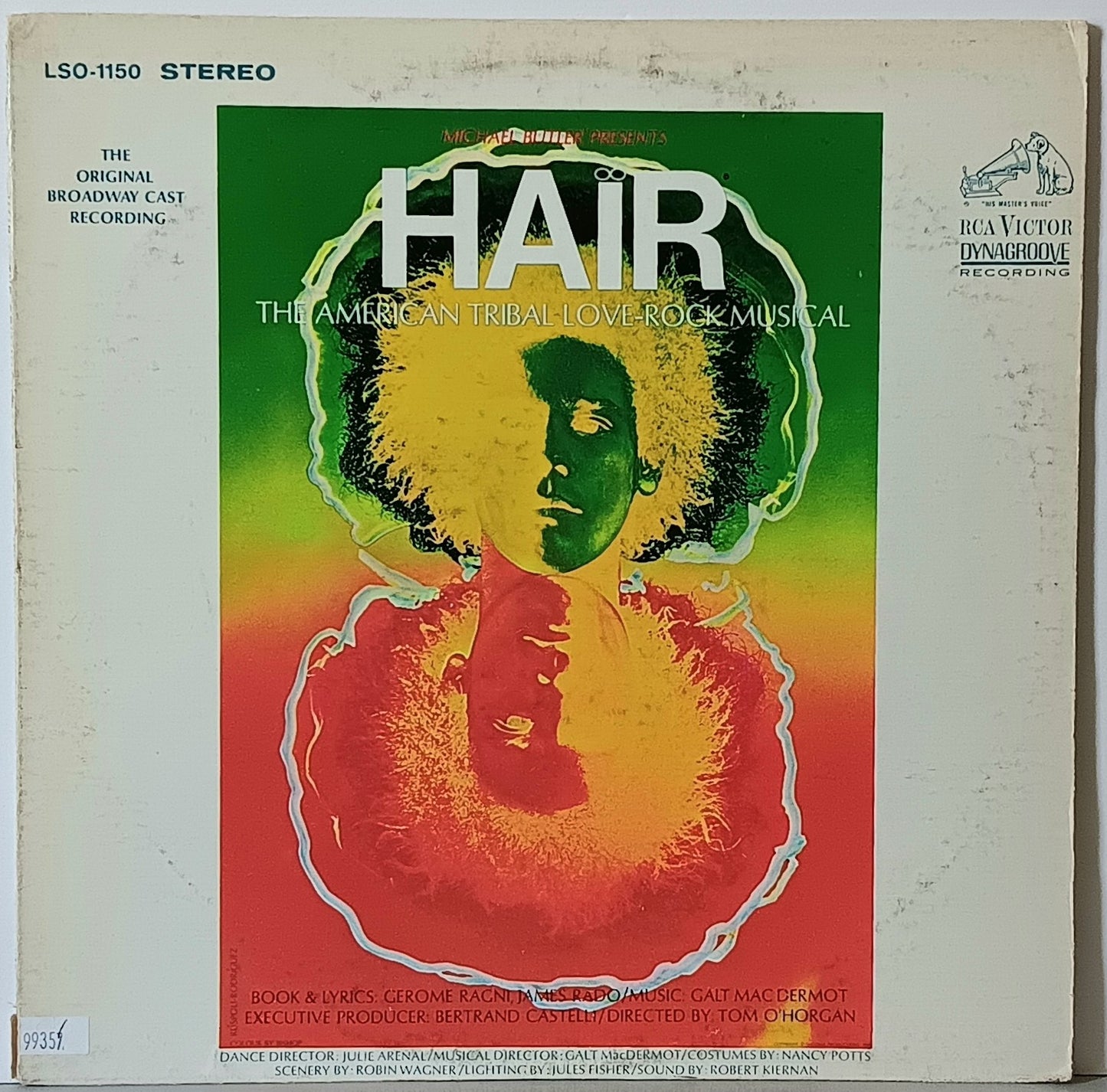 Hair: The Original Broadway Cast Recording (vinyl)