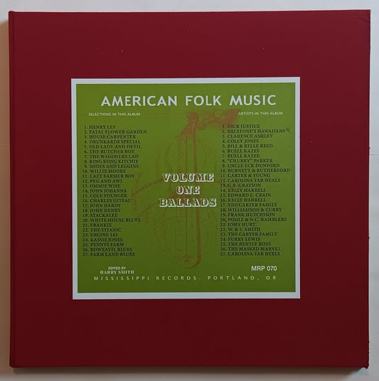 Anthology of American Folk Music: Vol. 1