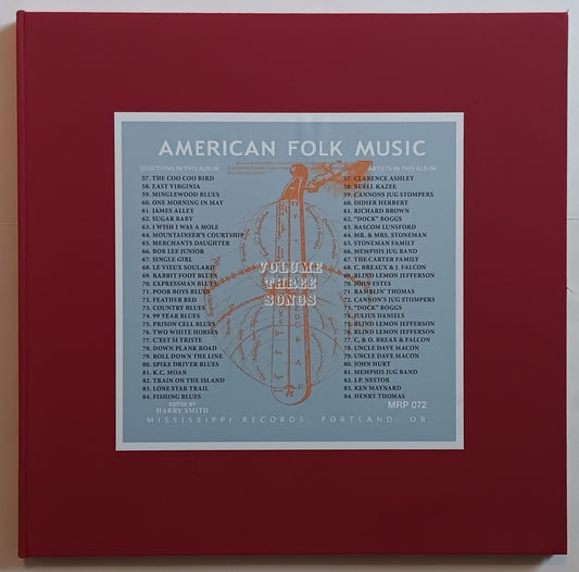Anthology of American Folk Music: Vol. 3