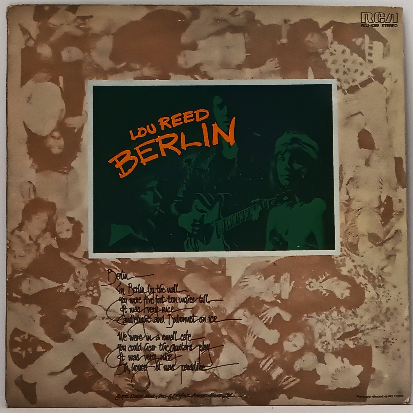 Lou Reed - Berlin (vinyl record)