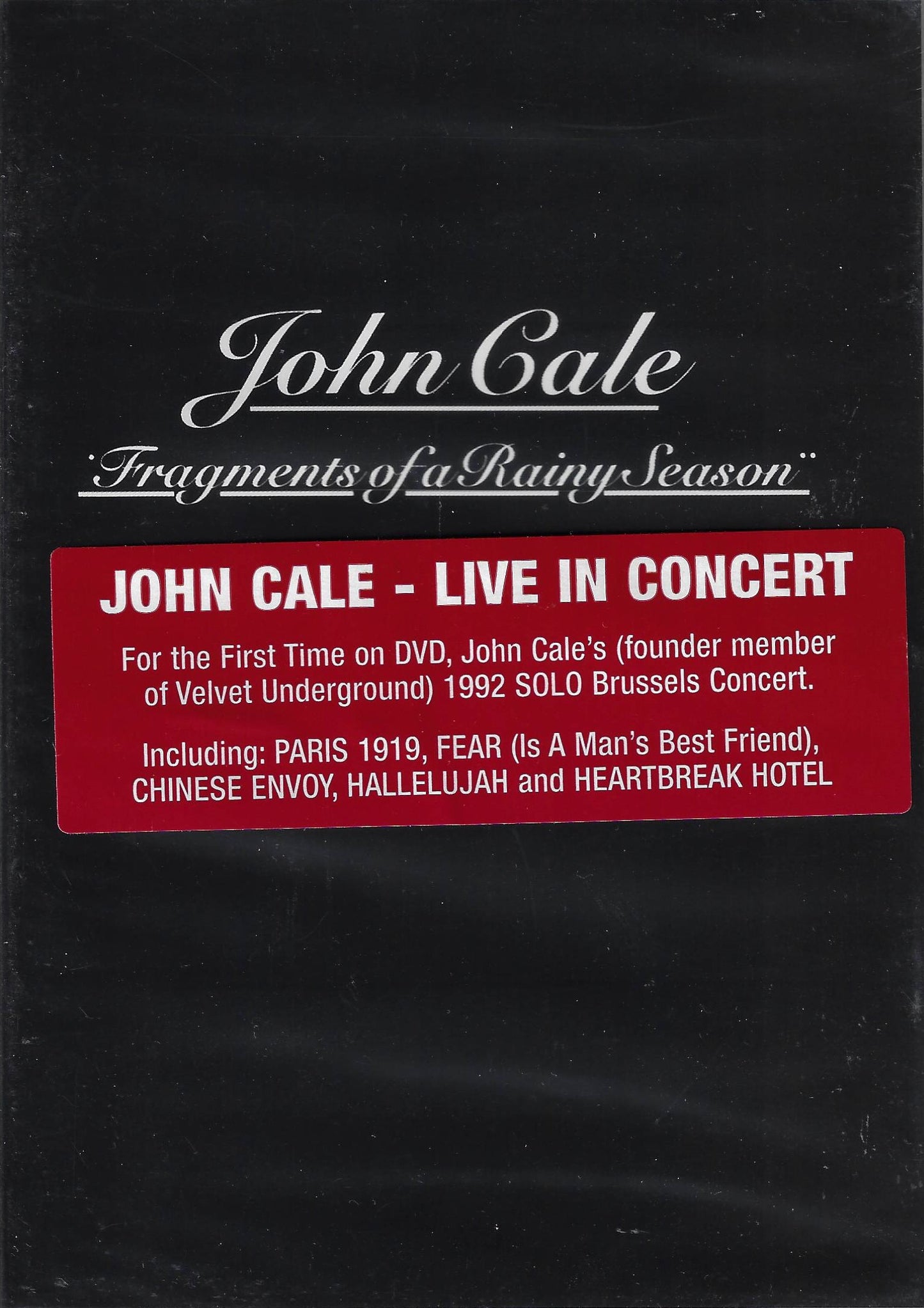 John Cale - Fragments of a Rainy Season (dvd)