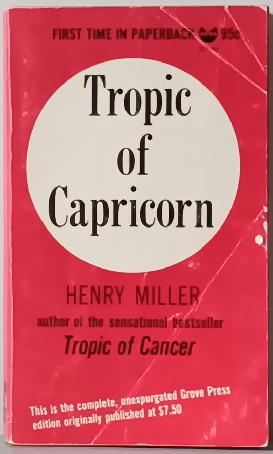 Henry Miller: Tropic of Capricorn (paperback)
