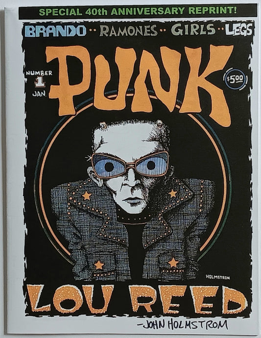 Punk. Legs McNeil and John Holmstrom. First Issue (facsimile)