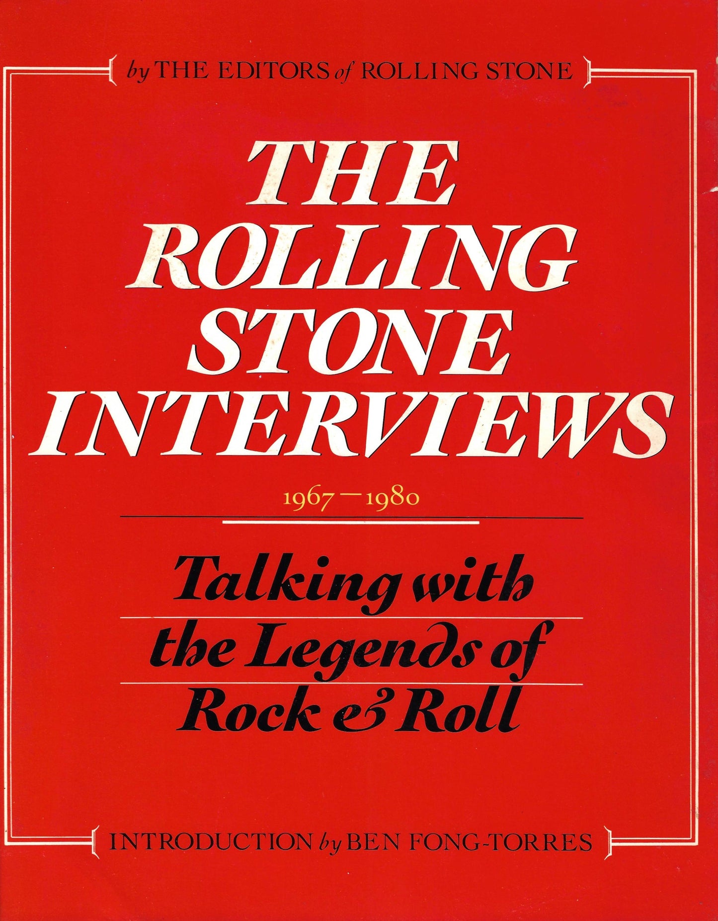 The Rolling Stone Interviews (paperback)