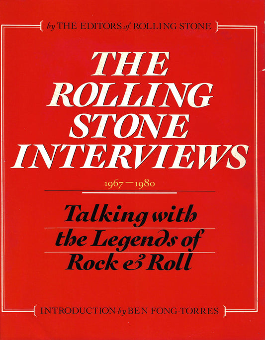 The Rolling Stone Interviews (paperback)