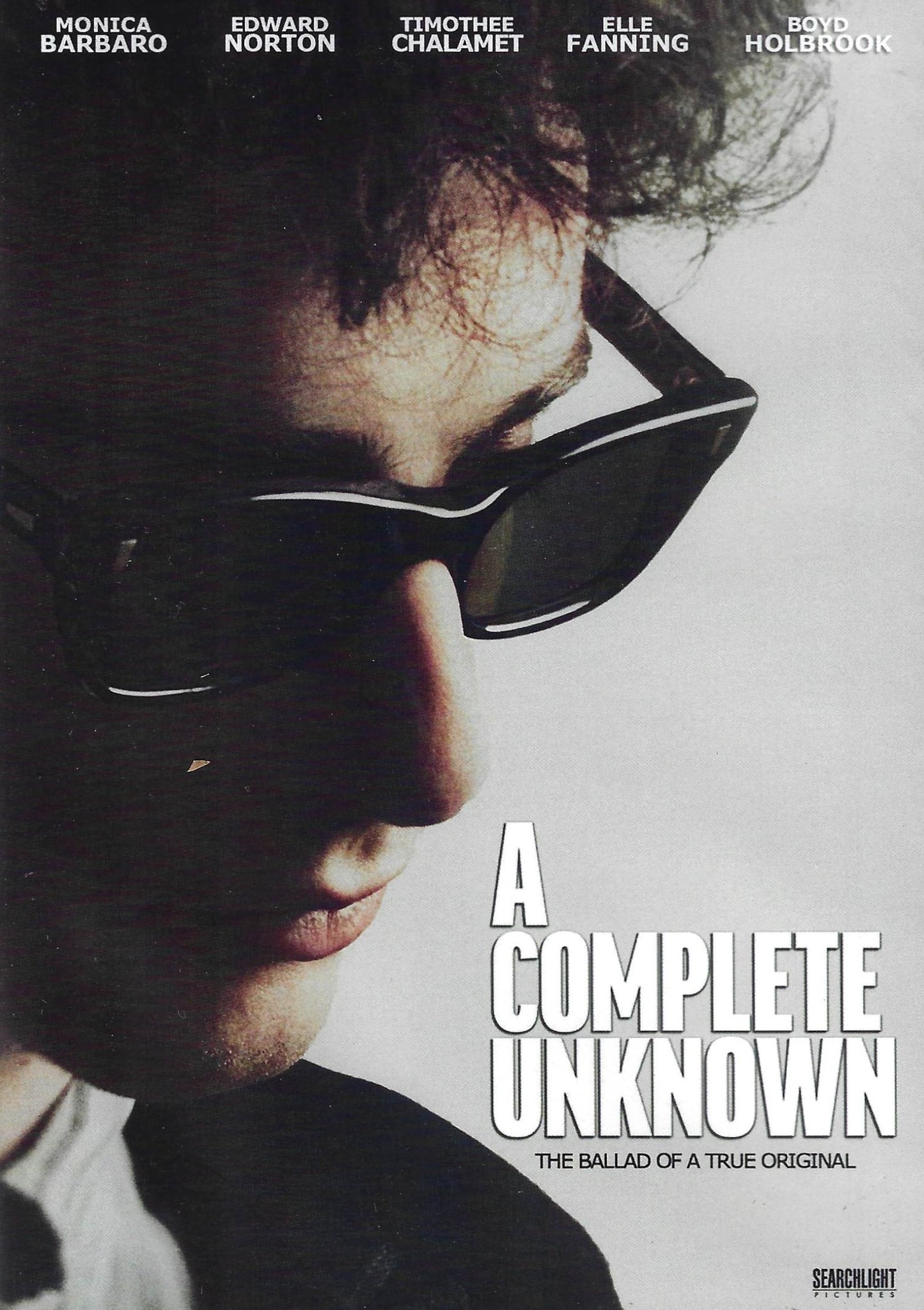 Bob Dylan. A Complete Unknown. Dylan Bio-Pic (dvd)