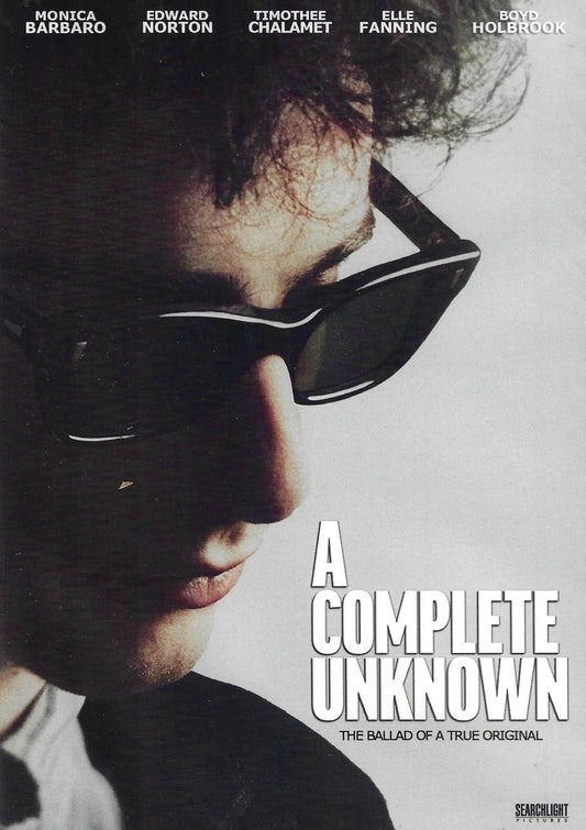 Bob Dylan. A Complete Unknown. Dylan Bio-Pic (dvd)